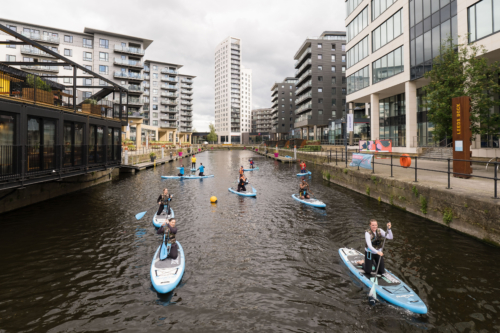 2205 Northern (Trains) Go Do Your Thing (GDYT) – paddleboarding in Leeds Dock